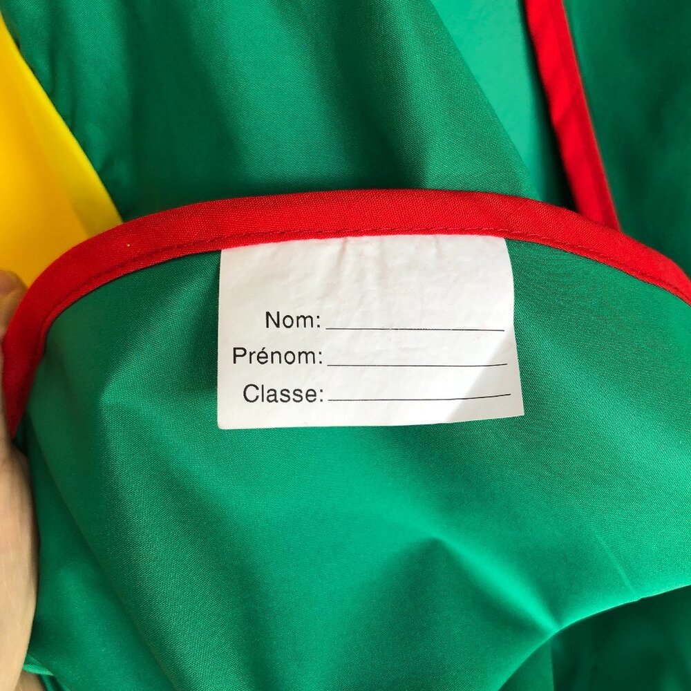 NWT Kid Long Sleeve Craft Smock Apron w/3 Pockets Made in Quebec by Creation MK - Picture 10 of 13